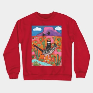 The Roadrunner and Cat Friend Crewneck Sweatshirt